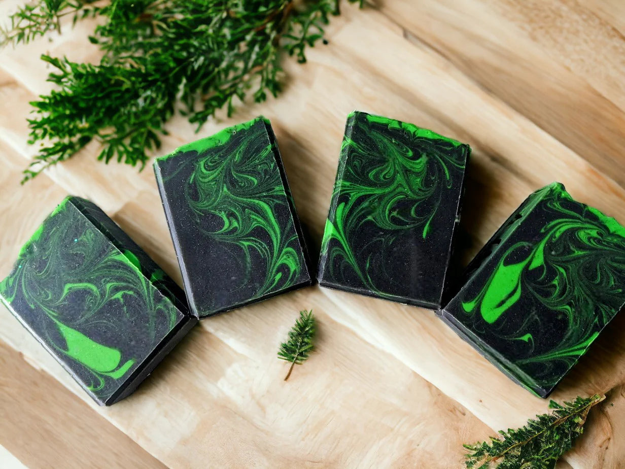 Charcoal, Eucalyptus, Hemp Sports Soap Bar