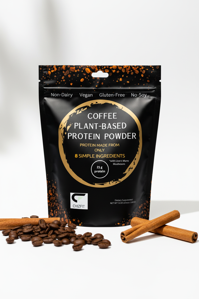 Coffee Protein - Coffee Beans & Cinnamon Sticks