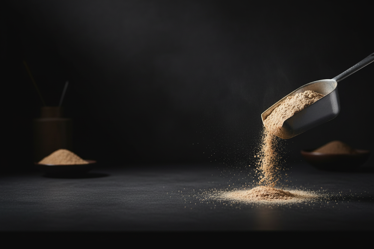 Protein Powder Spilling Banner
