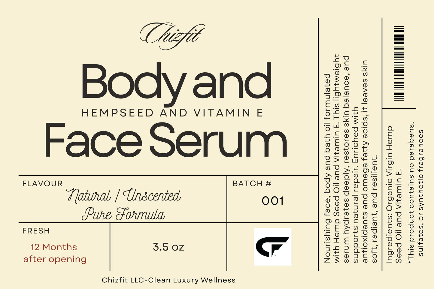 Body and Face Serum