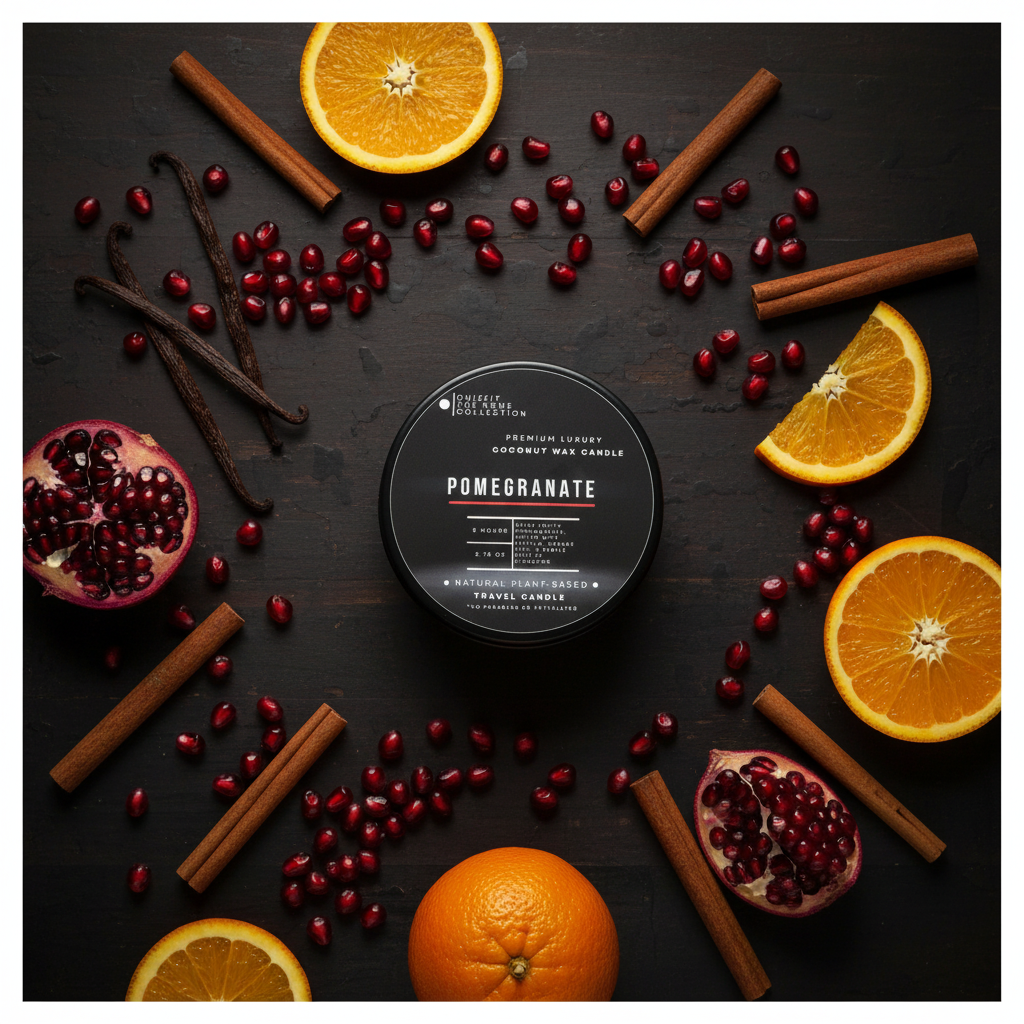 Travel Candle – Luxury Flat Lay